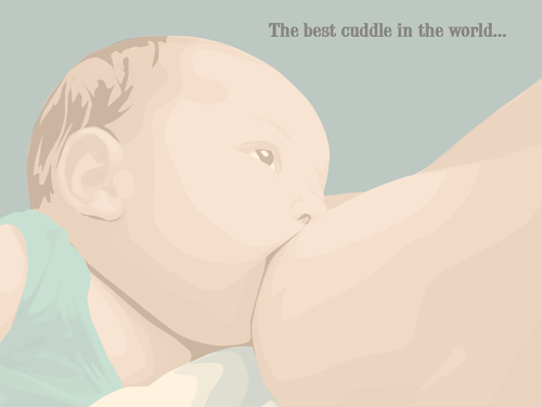 For breastfeeding awareness week, May 2007